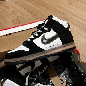Nike Black and White High-Top Sneakers
